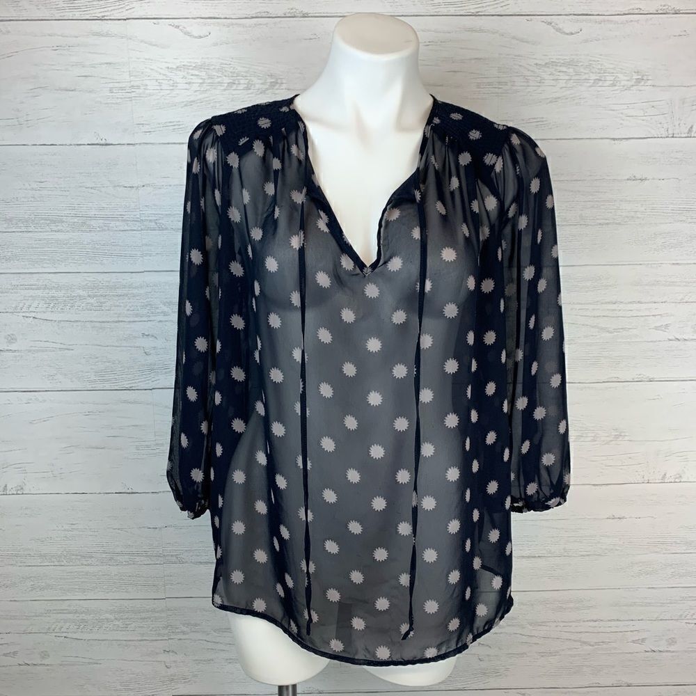 Nordstrom Pleione Sheer Blouse